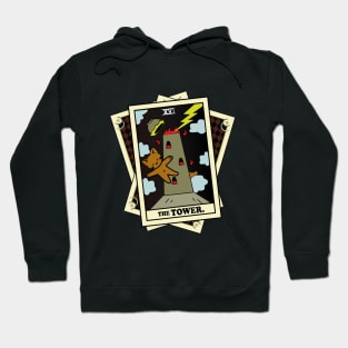 TAROT CARDS DECK | THE TOWER. | FORTUNE CAT Hoodie